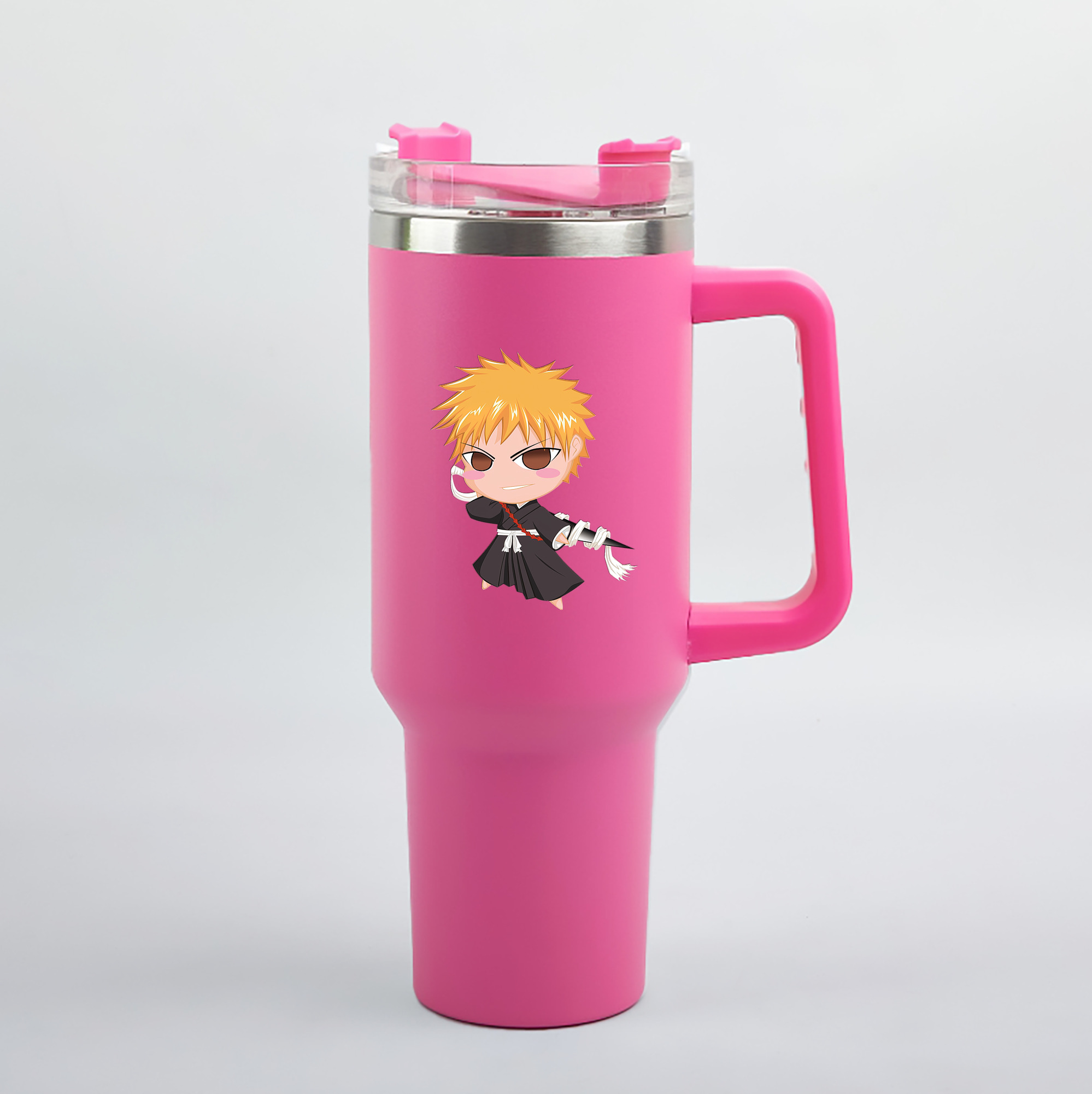 （画像用） ブリーチ 黒崎一護（くろさき いちご）BLEACH Kurosaki Ichigo 1200mL車用タンブラー（カラープリント）